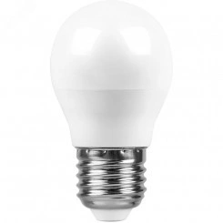 Лампа светодиодная LED 13вт Е27 теплый матовый шар