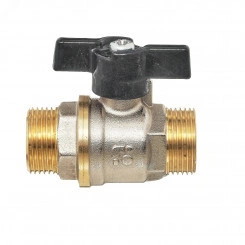 Кран шаровой 11Б27п1 3/4' А32/1 НГ НН бабочка никель PN40 Кран шаровой 11Б27п1 3/4' А32/1 НГ НН бабочка никель PN40