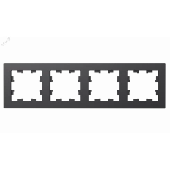 ATLASDESIGN 4-постовая РАМКА, универсальная, БАЗАЛЬТ ATLASDESIGN 4-постовая РАМКА, универсальная, БАЗАЛЬТ