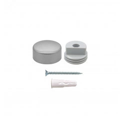 Комплект крепление для зеркала матовый хром, гладкое Комплект крепление для зеркала матовый хром, гладкое