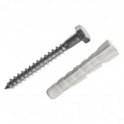 Шуруп по дереву 6х80 c дюбелем NAT 8L (2 шт) Шуруп по дереву 6х80 c дюбелем NAT 8L (2 шт)