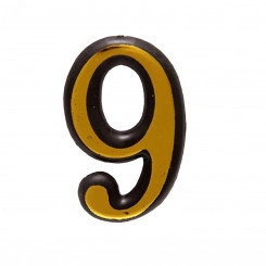 Цифра дверная АЛЛЮР БОЛЬШАЯ пластик 9 золото Цифра дверная АЛЛЮР БОЛЬШАЯ пластик 9 золото