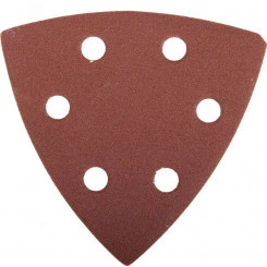 Треугольник шлифовальный ''Мастер'' универсальный на велкро основе, 6 отверстий, Р320, 93х93х93мм, 5шт Треугольник шлифовальный ''Мастер'' универсальный на велкро основе, 6 отверстий, Р320, 93х93х93мм, 5шт