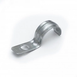 Скоба металлическая однолапковая усиленная противопожарная СМОУ d25-26 мм отв. d 6,5 мм (100 шт/уп) Скоба металлическая однолапковая усиленная противопожарная СМОУ d25-26 мм отв. d 6,5 мм (100 шт/уп)