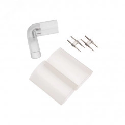 Коннектор -L для одностороннего Гибкого Неона 8х16мм Коннектор -L для одностороннего Гибкого Неона 8х16мм