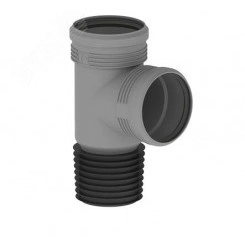 Тройник канализационный восстановитель раструба 90 град, с входным диаметром 110 ТП-82.3