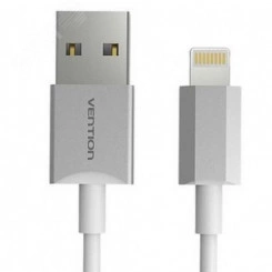 Кабель USB 2.0 AM на Lightning 8M для iPad и iPhone, серебристый