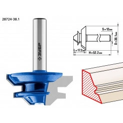 Фреза кромочная для углового сращивания 38.1x14 мм