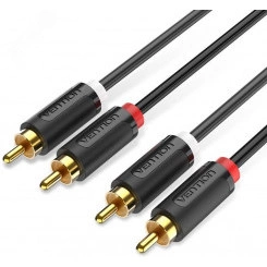 Аудио кабель 2RCA M на 2RCA M, 3 м.