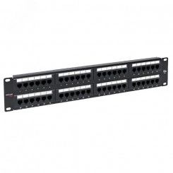 Патч-панель TERACOM PRO 19'Cat.5E 2U неэкранированная UTP 48 портов RJ-45 Dual IDC Патч-панель TERACOM PRO 19'Cat.5E 2U неэкранированная UTP 48 портов RJ-45 Dual IDC
