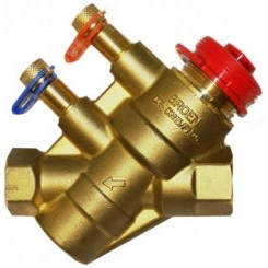 Клапан комбинированный балансировочный высокой пропускной способности резьбовой DN 050 PN 25 расход 3800-12500 л/ч Клапан комбинированный балансировочный высокой пропускной способности резьбовой DN 050 PN 25 расход 3800-12500 л/ч