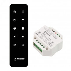 Диммер SMART-SET-TRIAC-601-72-DIM-PD-IN Black (230V, 1x1.5A, ПДУ 10кн, 2.4G) (IARL, IP20 Пластик, 5 лет) Диммер SMART-SET-TRIAC-601-72-DIM-PD-IN Black (230V, 1x1.5A, ПДУ 10кн, 2.4G) (IARL, IP20 Пластик, 5 лет)