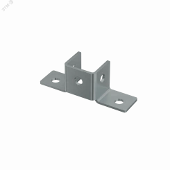 Основание угловое двойное укороченное для страт-профиля 41х41 мм