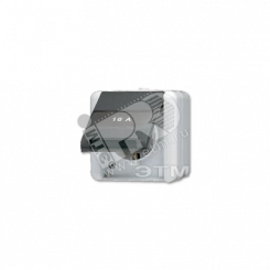 Розетка штепсельная SCHUKO с полем для надписи накладная IP44