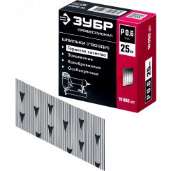 Шпильки(гвозди) для пневматического нейлера P0.6 25 мм, 10 000 шт Шпильки(гвозди) для пневматического нейлера P0.6 25 мм, 10 000 шт