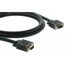 Кабель VGA M на VGA M, 0.9 м., черный