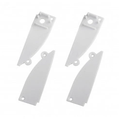 Набор заглушек 9818-3 профиля 9818 2шт глухие 2шт с отверстием