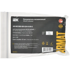 Независимый расцепитель ARMAT левый 24В DC для MCCB типоразмер G, H, I