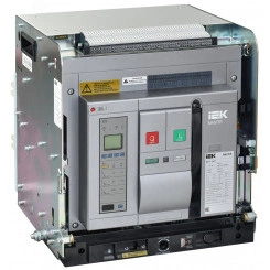 Воздушный автоматический выключатель переменного тока ВА77 выдвижного исполнения 3 полюса типоразмер E 85кА 3200А EA с набором аксессуаров: мотор привод катушка включения катушка отключения MASTER IEK Воздушный автоматический выключатель переменного тока ВА77 выдвижного исполнения 3 полюса типоразмер E 85кА 3200А EA с набором аксессуаров: мотор привод катушка включения катушка отключения MASTER IEK