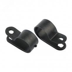 Скоба под винт 16 мм, черная (50 шт/уп)