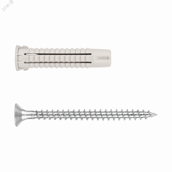 Дюбель универсальный нейлоновый PDU N 8х40 с шурупом 5х60 Zn (20 шт)