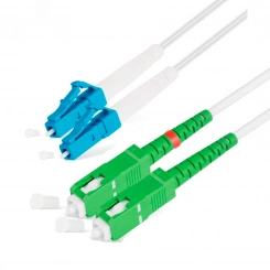 Шнур оптический dpc LC/UPC-SC/APC 9/125 G.657A1 2.0мм 30м LSZH (патч-корд) Шнур оптический dpc LC/UPC-SC/APC 9/125 G.657A1 2.0мм 30м LSZH (патч-корд)