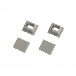 Набор заглушек 0709-3 для профиля 0709 2шт глухие 2шт с отверстием