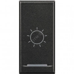 Axolute Клавиши с символами для системы автоматизации 1 функция-1 модуль Лампа антрацит