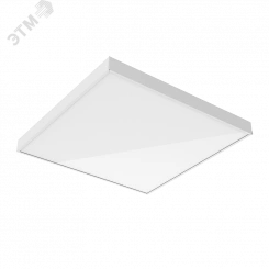 Светильник светодиодный VARTON E070 2.0 для образовательных учреждений 42 ВТ CRI90 3000 K встраиваемый/накладной 595х595х50 мм IP40 с опаловым рассеивателем аварийный автономный постоянного действия