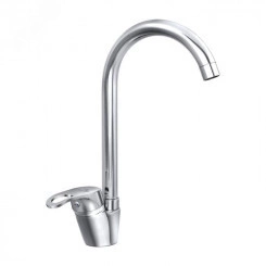 Смеситель для кухонной мойки ручка сбоку одноручный Дача Б-серия Славен