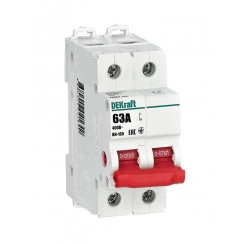 Выключатель-разъединитель 2Р 63А ВН-105 Выключатель-разъединитель 2Р 63А ВН-105