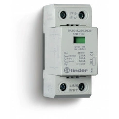 Устройства защиты от импульсных перенапряжений УЗИП тип 1+2 (1 варистор/искровый разрядник)