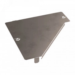 Крышка переходника левого Стандарт INOX (AISI 409) 300х100 Крышка переходника левого Стандарт INOX (AISI 409) 300х100