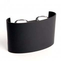 Светильник светодиодный уличный ДБУ-4х1w вверх/вниз 3000K IP54 черный