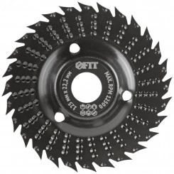 Диск-фреза обдирочный по дереву, плоский, посадочный диаметр 22,2 мм, 125 мм, грубая насечка Диск-фреза обдирочный по дереву, плоский, посадочный диаметр 22,2 мм, 125 мм, грубая насечка