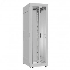 Шкаф серверный 52U 800х1200 передняя дверь: двустворчатая перфорированная IP20. задняя дверь: одностворчатая перфорированная IP20. боковые панели: глухой металл. цвет: серый RAL7035 