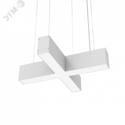 Светильник светодиодный ДСО-30Вт 3000К X-Line X-образный белый