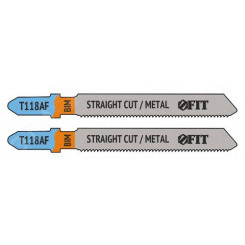 Полотна по металлу, Bimetal, фрезерованные, волнистые зубья, 76/51/1,2 мм (T118AF), 2 шт.