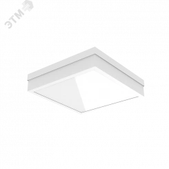 Светодиодный светильник C490/U медицинский встраиваемый/накладной 38 ВТ CRI90 4000 K 295х295х68 мм с опаловым рассеивателем IP54 DALI