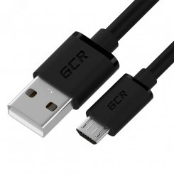 Кабель Micro USB, 1.5 м., черный, быстрая зарядка