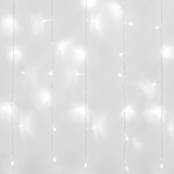 Занавес светодиодный 3х2м 160 светодиодов Провод прозрачный ULD-C3020-160/DTA WHITE IP20 З