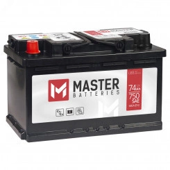 Аккумулятор автомобильный MASTER BATTERIES 74Ah L+