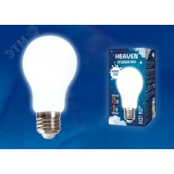Лампа светодиодная LED-A60-9W/4000K/E27/FR GLH01WH Форма A матовая Heaven (4000K) Картон Лампа светодиодная LED-A60-9W/4000K/E27/FR GLH01WH Форма A матовая Heaven (4000K) Картон