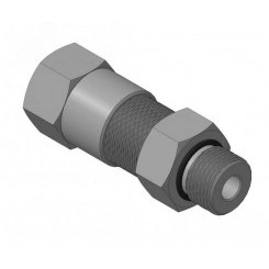 Ввод кабельный с резьбой G1/2 мм для прокладки кабеля в металлорукаве РЗ-ЦП-20, с уплотнением кабеля и проходным диаметром кабеля d=8-12 мм Ввод кабельный с резьбой G1/2 мм для прокладки кабеля в металлорукаве РЗ-ЦП-20, с уплотнением кабеля и проходным диаметром кабеля d=8-12 мм