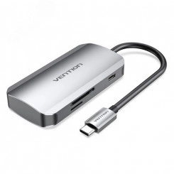 Хаб USB-C на USB 3.1, TF, SD, PD