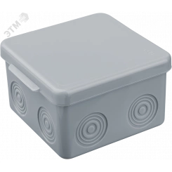 Коробка NSS-DB-80-80-50-GR распаячная открытого монтажа без мембран 80х80х50 Коробка NSS-DB-80-80-50-GR распаячная открытого монтажа без мембран 80х80х50