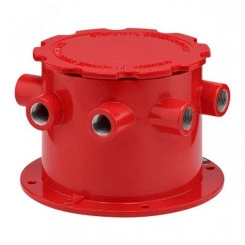 Коробка коммутационная взрывозащищенная ККВ-07е-Ex-А-Р2 -БК3 (корпус красный), 6 выводов, без кабельных вводов Коробка коммутационная взрывозащищенная ККВ-07е-Ex-А-Р2 -БК3 (корпус красный), 6 выводов, без кабельных вводов