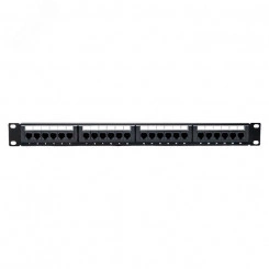 Патч-панель TERACOM PRO 19'' Cat.5E 1U неэкранированная UTP 24 порта RJ-45 Dual IDC Патч-панель TERACOM PRO 19'' Cat.5E 1U неэкранированная UTP 24 порта RJ-45 Dual IDC
