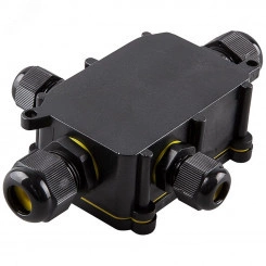 Коробка распределительная водонепроницаемая 4 выхода, с клеммой в комплекте, Коробка распределительная водонепроницаемая 4 выхода, с клеммой в комплекте,