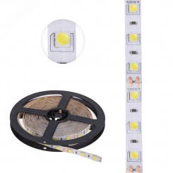 Лента LED 3 м 12 В 5050 6500 К IP65 60 LED/м для БП с клеммами LAMPER